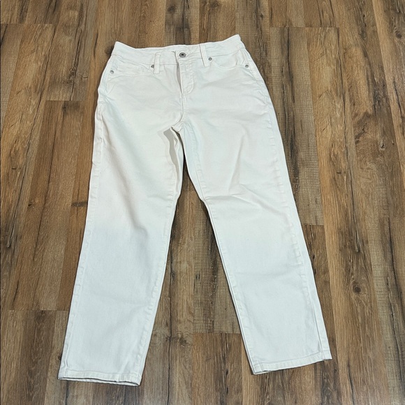 Style & Co. Pants - Style & Co. Off-White Girlfriend Casual Jeans Pants Sz 2P